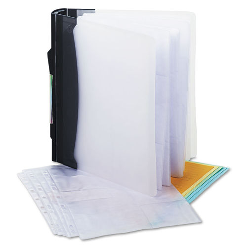 Two-Sided CD Organizer Sheets for Three-Ring Binder, 4 Disc Capacity,  Clear, 5/Pack - Supply Solutions