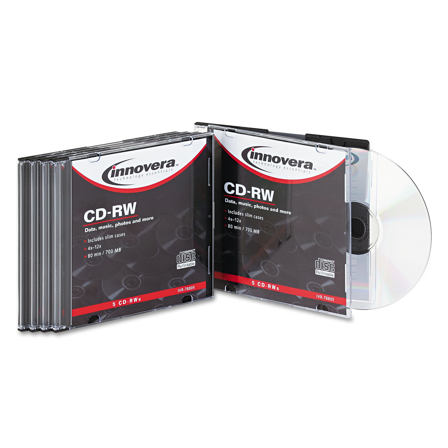 CdRw Discs by Innovera® IVR78805