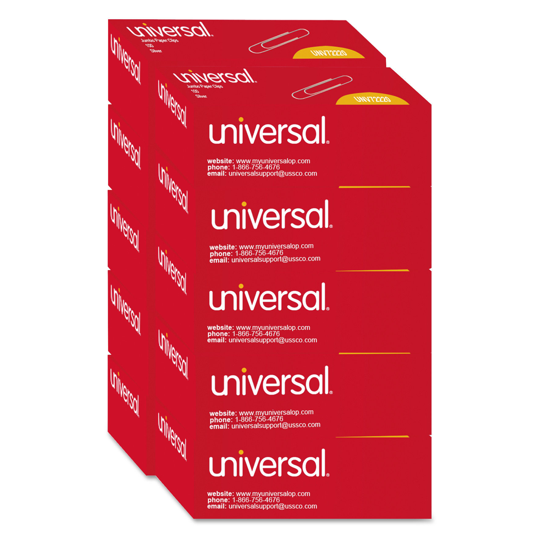 UNV72220 Large Paper Clips by Universal