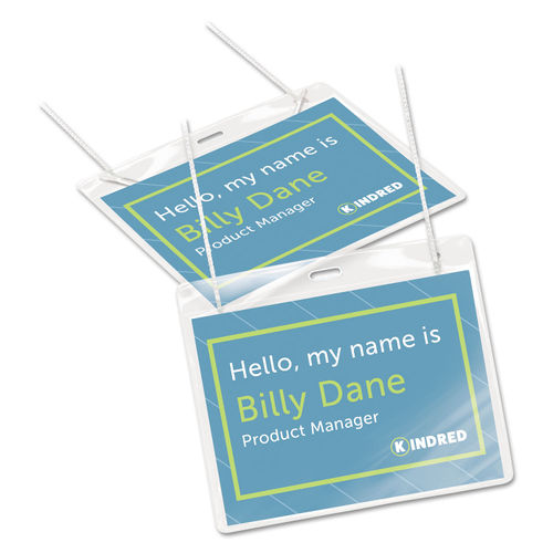  Avery Hello My Name Is Name Tags, White with Blue