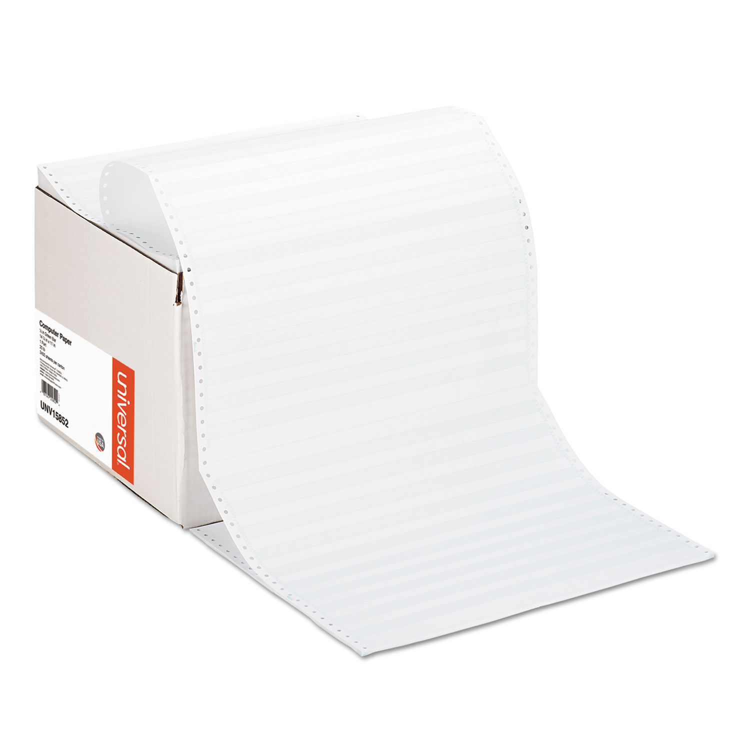 Perforated and Punched Paper, 7-Hole Punched, 20 lb Bond Weight, 8.5 x 11,  White, 500/Ream - Office Express Office Products