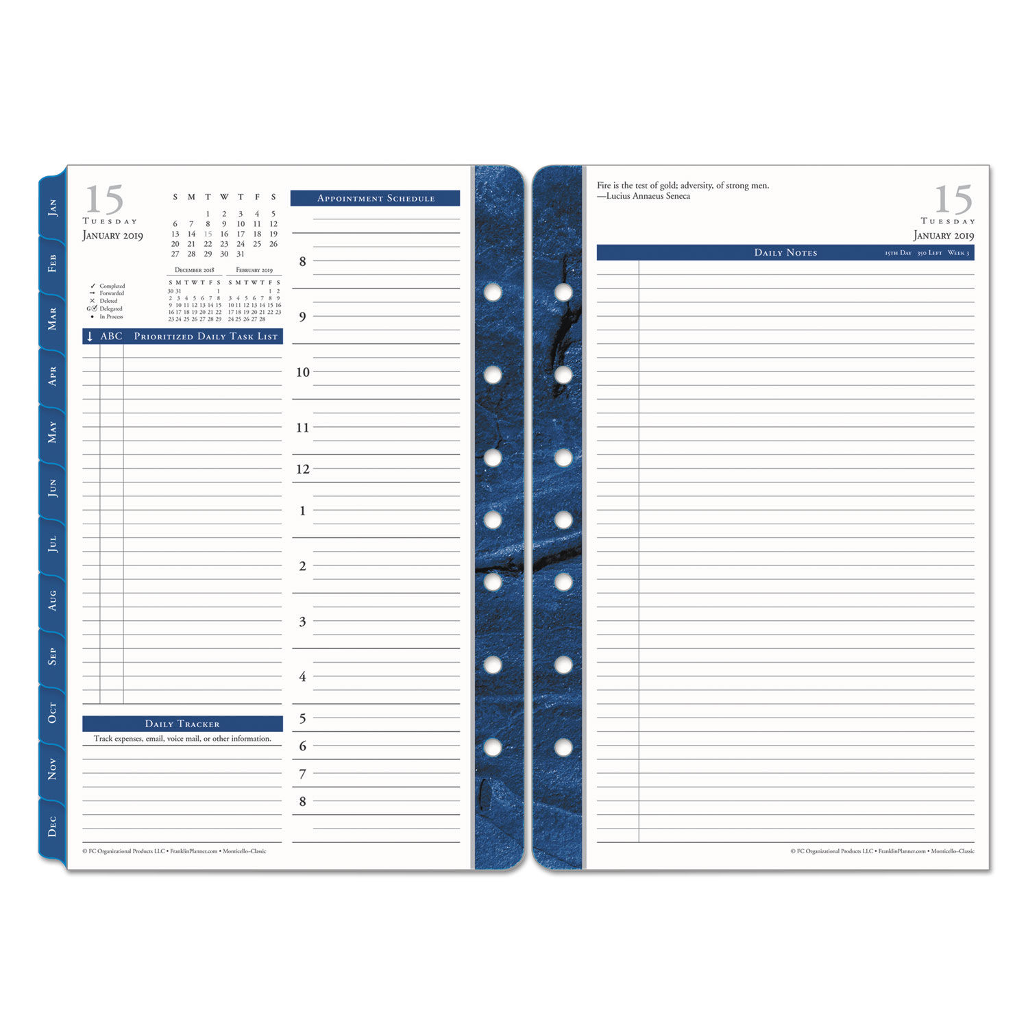 Activity Planner Personal Refill