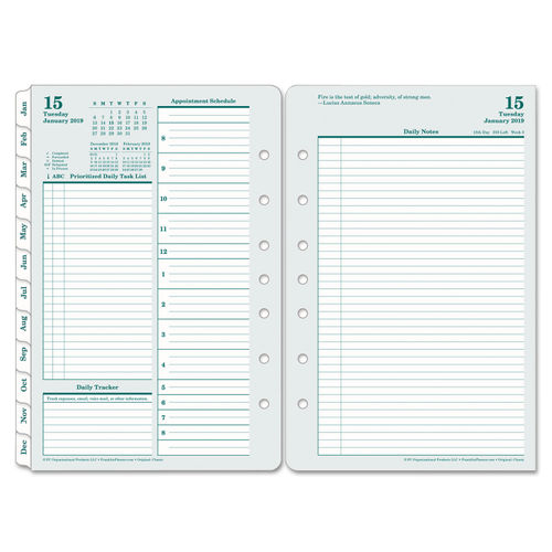 Blank Planner Refill