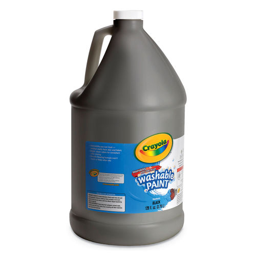 Crayola Washable Paint Black 1 Gal