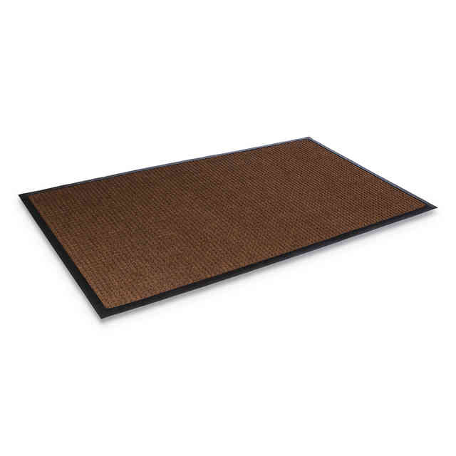 Super-Soaker Wiper Mat with Gripper Bottom, Polypropylene, 36 x 120, Dark Brown Super-Soaker Wiper Mat with Gripper Bottom, Polypropylene, 36 x 120, Dark Brown
