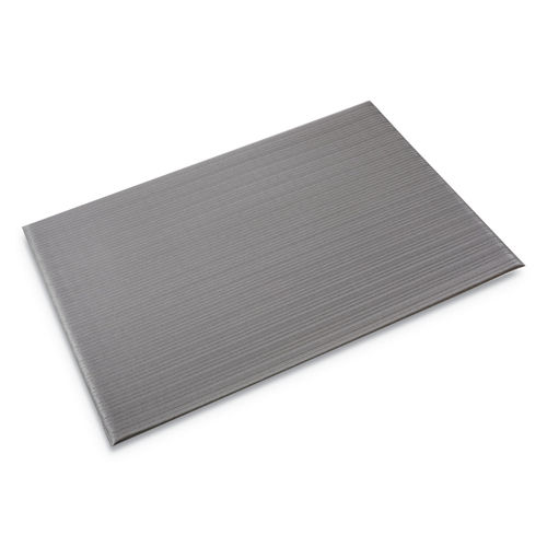 Crown Gray Rectangular Indoor Utility Mat in the Mats department