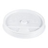 DCC16UL - Plastic Lids, Fits 12 oz to 24 oz Hot/Cold Foam Cups, Sip-Thru Lid, White, 100/Pack, 10 Packs/Carton