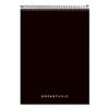 TOP63753 - Docket Gold Planner Pad, Project-Management Format, Medium/College Rule, Black Cover, 70 White 8.5 x 11.75 Sheets