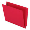 PFXH10U13R - Colored Reinforced End Tab Fastener Folders, 0.75" Expansion, 2 Fasteners, Letter Size, Red Exterior, 50/Box