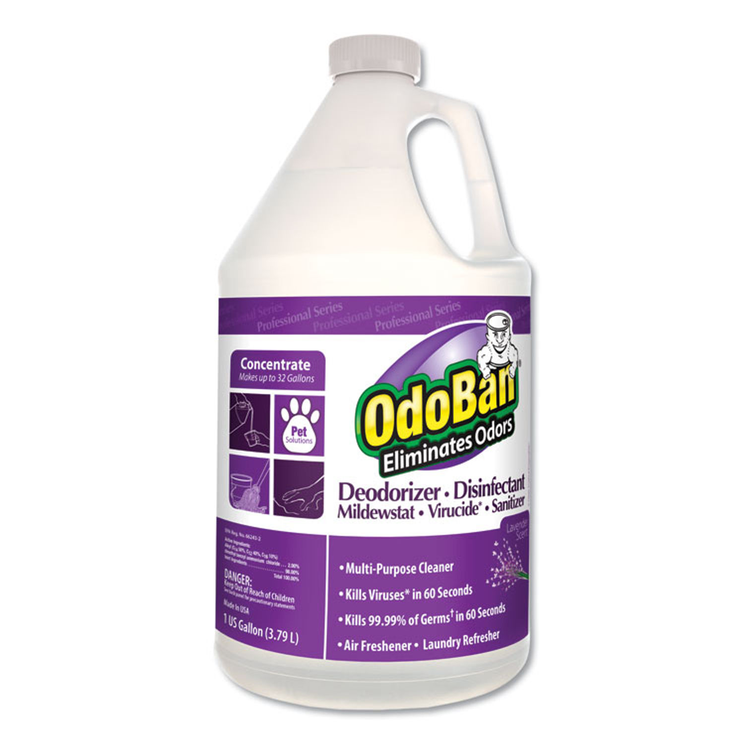 Concentrate Odor Eliminator and Disinfectant by OdoBan® ODO911162G4