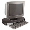 KTKMS280B - CRT/LCD Stand with Keyboard Storage, 23" x 13.25" x 3", Black, Supports 80 lbs