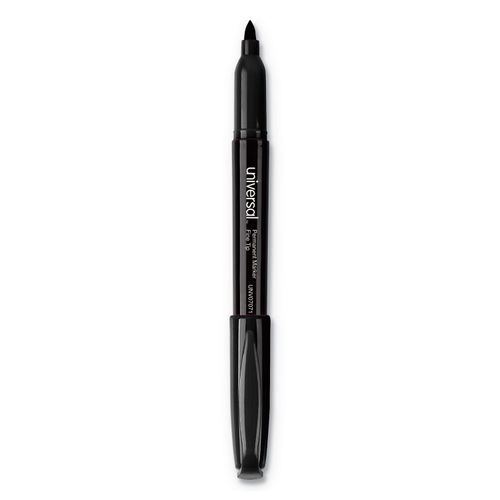 Sharpie Twin Tip Permanent Markers, Fine & Ultra Fine, Black, 2 Count