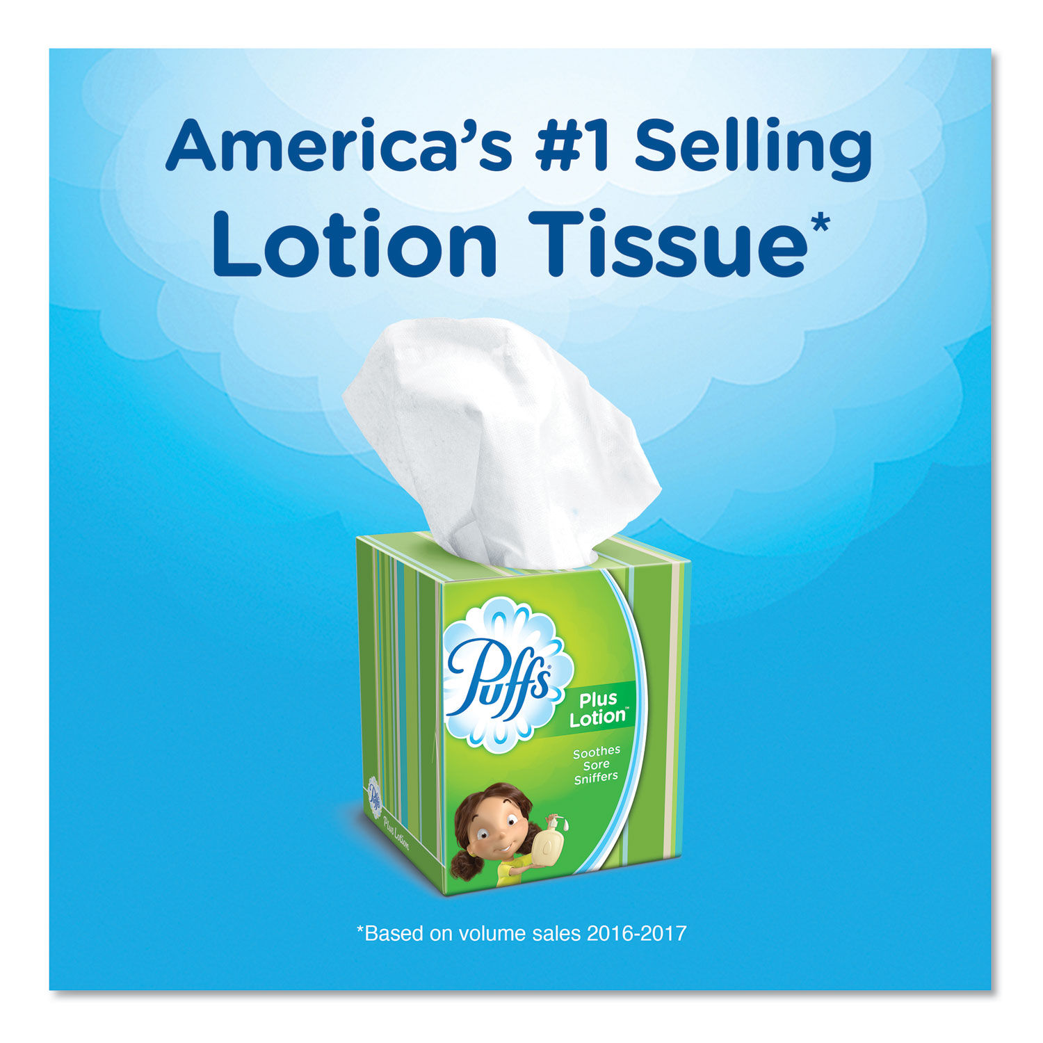 Plus Lotion Facial Tissue by Puffs® PGC34899CT | OnTimeSupplies.com Plus Lotion Facial Tissue by Puffs® PGC34899CT | OnTimeSupplies.com
