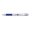 ZEB41321 - G-301 Gel Pen, Retractable, Medium 0.7 mm, Blue Ink, Stainless Steel/Blue Barrel
