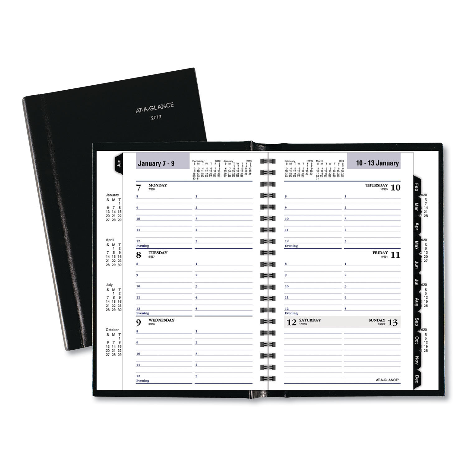 Hardcover Weekly Appointment Book by AT-A-GLANCE® AAGG210H00 ...