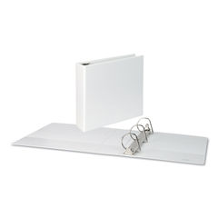 UNV20748 - Slant D-Ring View Binder, 3 Rings, 3" Capacity, 11 x 8.5, White