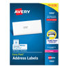 AVE5960 - Easy Peel White Address Labels w/ Sure Feed Technology, Laser Printers, 1 x 2.63, White, 30/Sheet, 250 Sheets/Pack