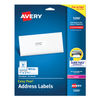 AVE5260 - Easy Peel White Address Labels w/ Sure Feed Technology, Laser Printers, 1 x 2.63, White, 30/Sheet, 25 Sheets/Pack