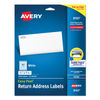 AVE8167 - Easy Peel White Address Labels w/ Sure Feed Technology, Inkjet Printers, 0.5 x 1.75, White, 80/Sheet, 25 Sheets/Pack
