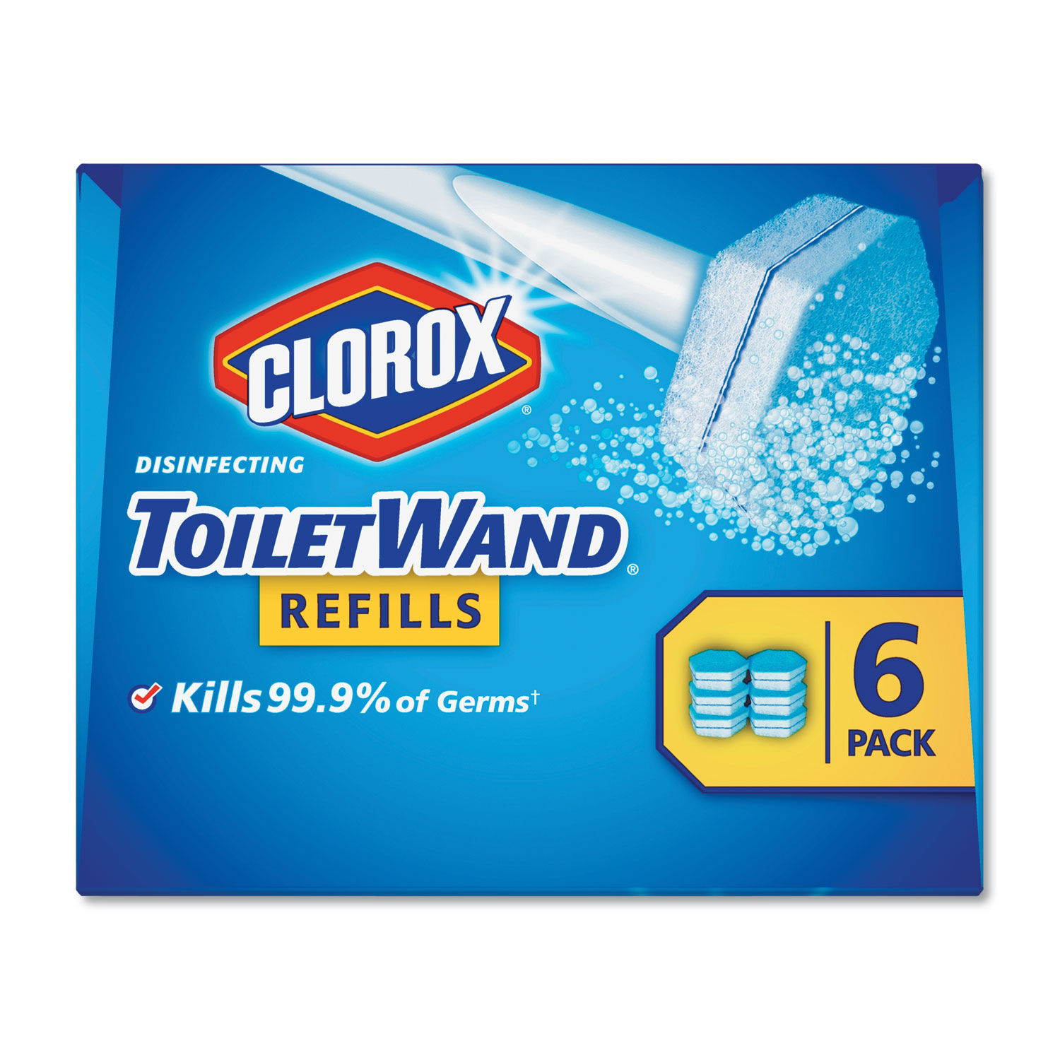 Clorox Toilet Wand Kit - 6 refill heads