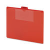 SMD51920 - Poly Out Guide, Two-Pocket Style, 1/5-Cut Top Tab, Out, 8.5 x 11, Red, 50/Box