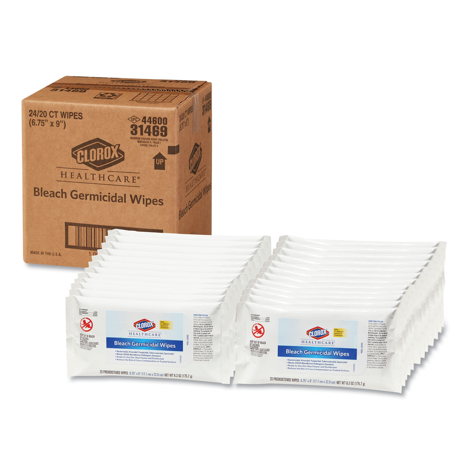 Wipes Dust Triple Action 20ct - Case of 10