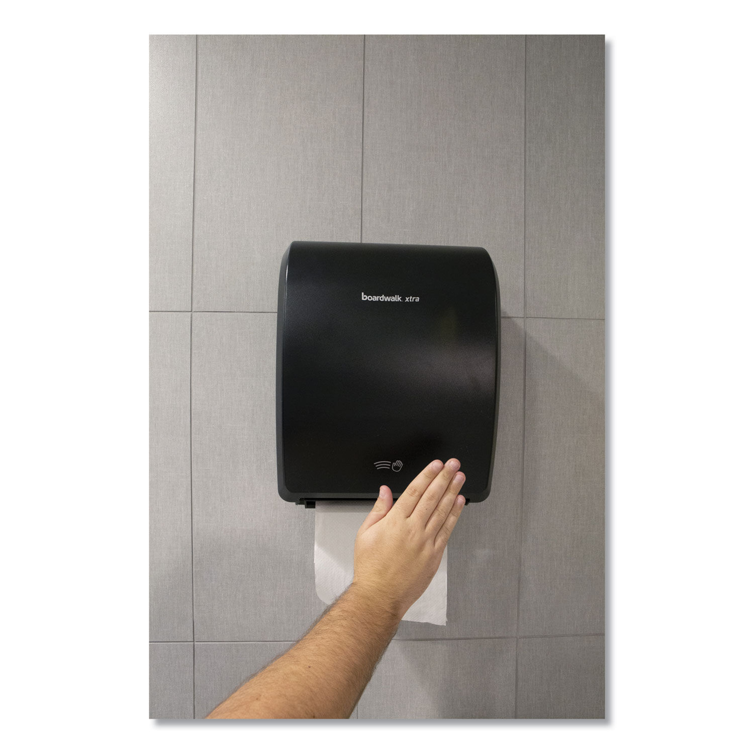 Xtra Electronic Hand Towel Dispenser by Boardwalk® BWK33GREEN