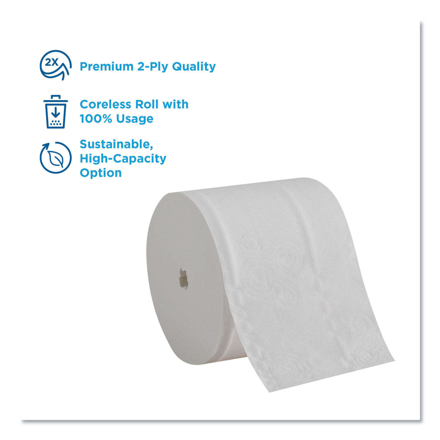 Compact Coreless Bath Tissue by Pacific® Professional