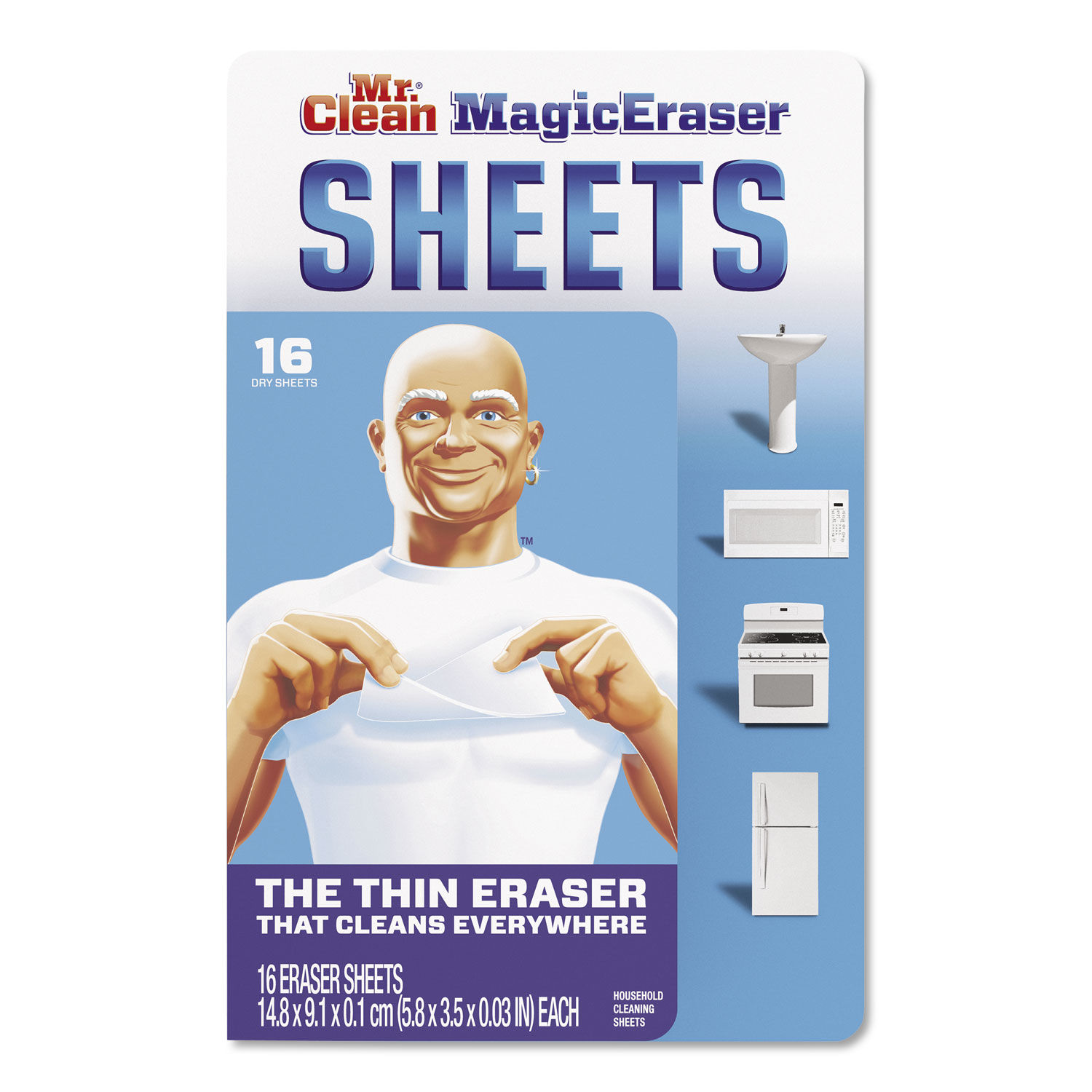 Mr. Clean Variety Pack Magic Eraser Sponges + Sheets - 16 ct