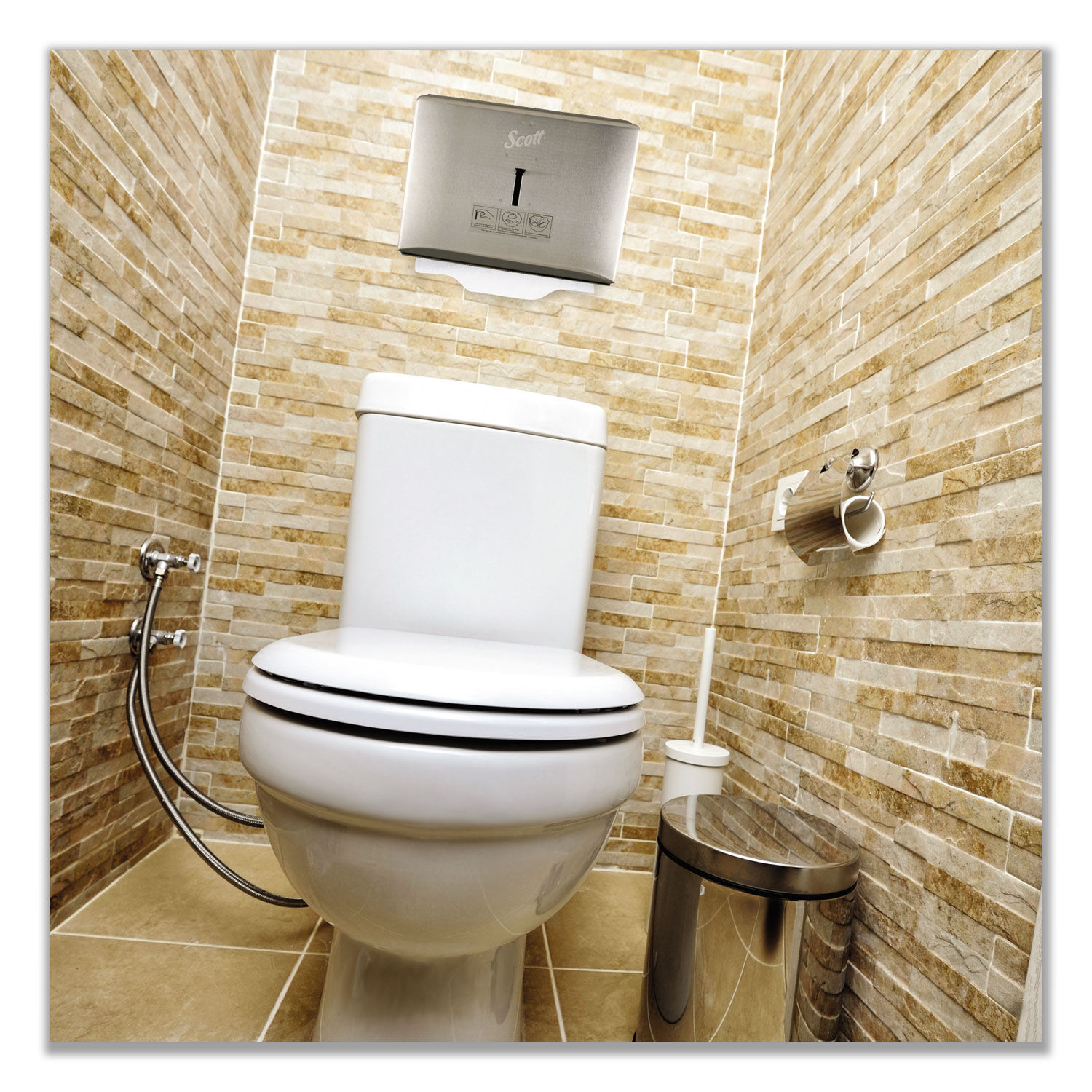 Personal Seat Toilet Seat Cover Dispenser by Scott® KCC09512