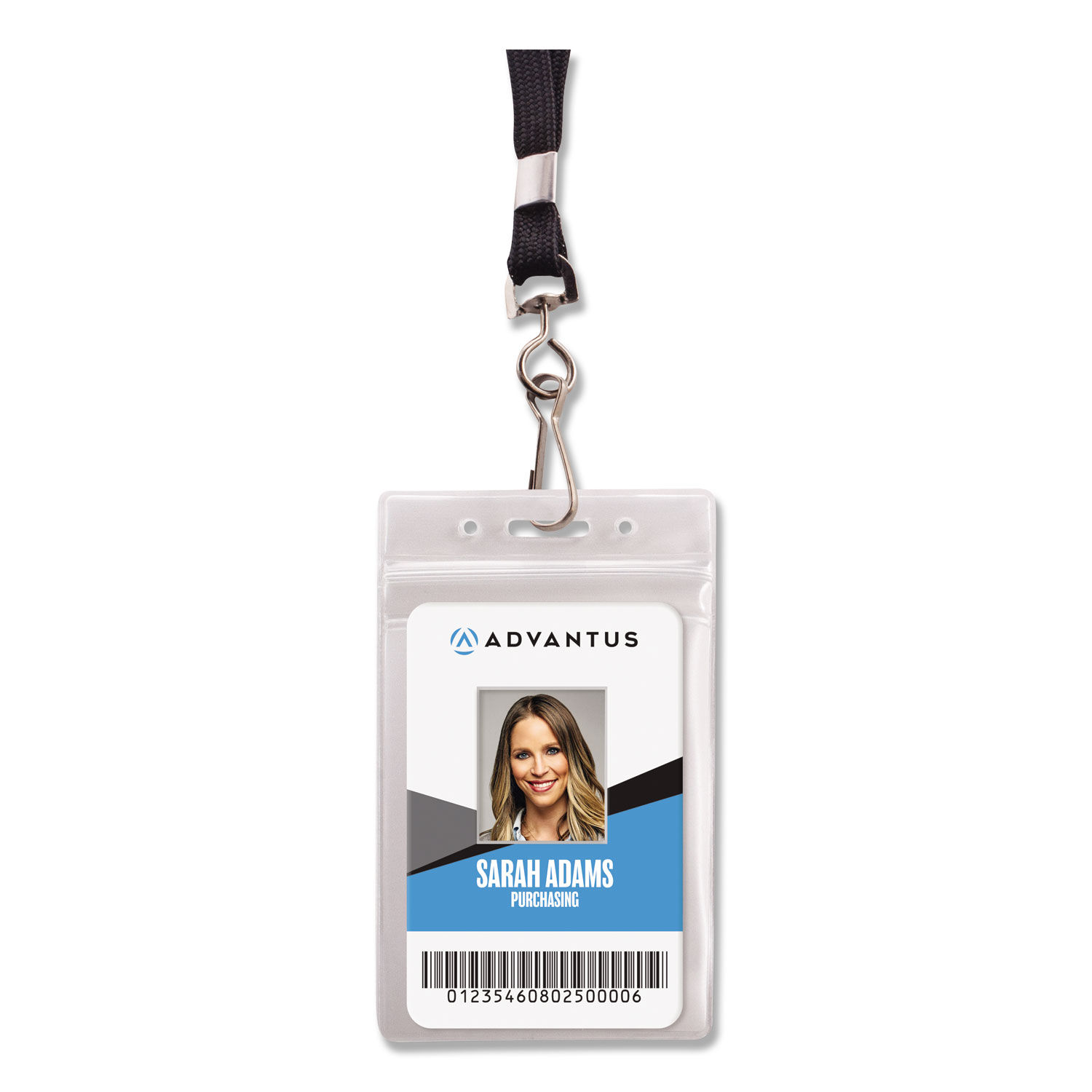 Resealable ID Badge Holder by Advantus AVT91131 | OnTimeSupplies.com