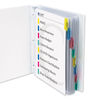 CLI05580 - Sheet Protectors with Index Tabs, Assorted Color Tabs, 2", 11 x 8.5, 8/Set