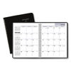 AAGG40000 - DayMinder Monthly Planner with Notes Column, Ruled Blocks, 8.75 x 7, Black Cover, 12-Month (Jan to Dec): 2024