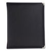 SAM15250 - Classic Collection Zipper Ring Binder, 3 Rings, 1.5" Capacity, 11 x 8.5, Black