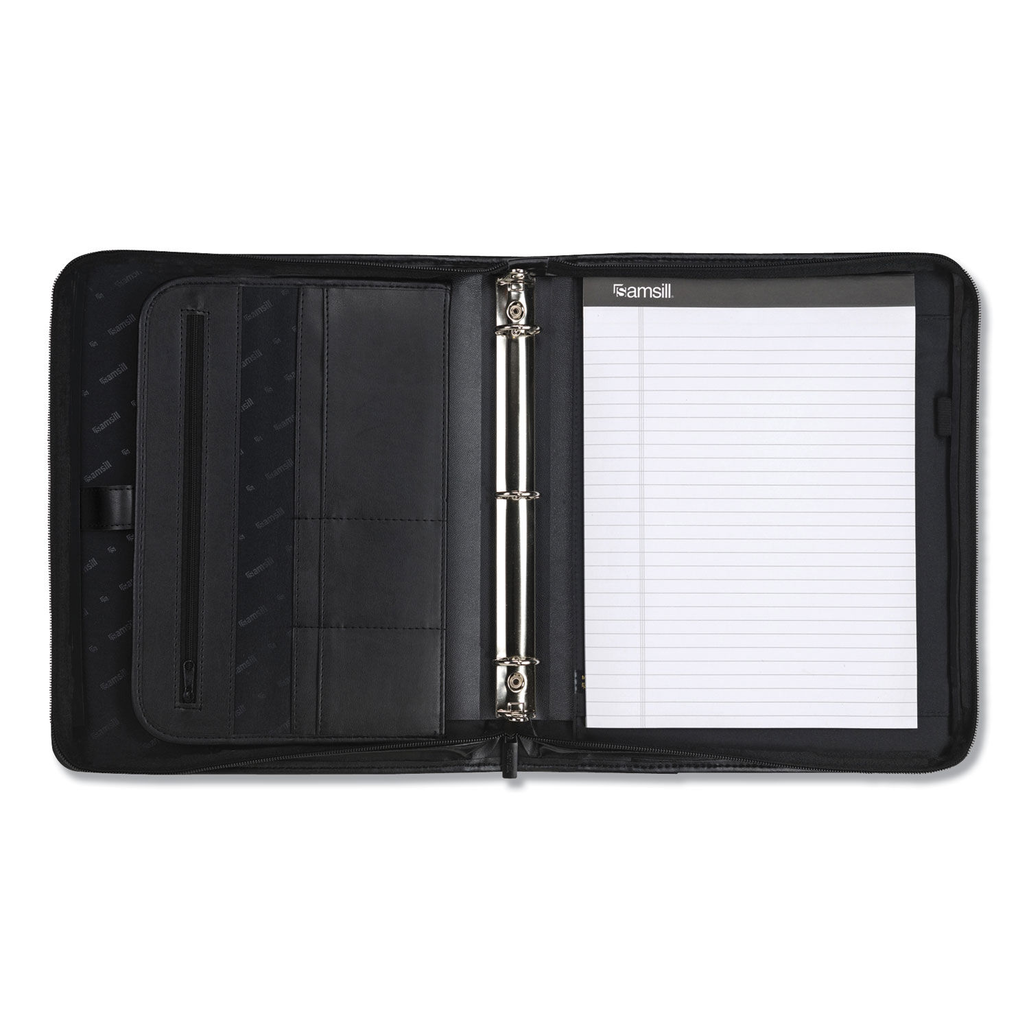 Professional Zippered Pad Holder/Ring Binder by Samsill® SAM15650