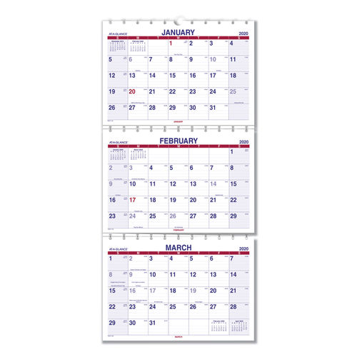 MoveAPage ThreeMonth Wall Calendar by ATAGLANCE® AAGPMLF1128