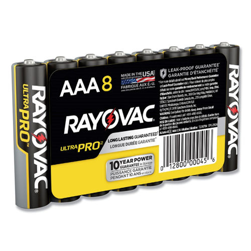 Ultra Pro Alkaline AAA Batteries by Rayovac® RAYALAAA8J