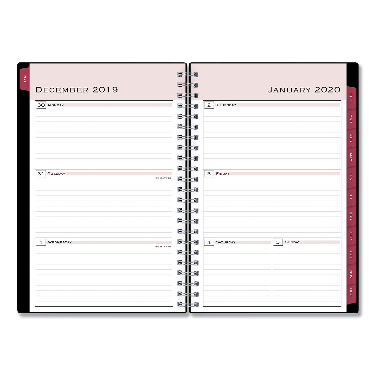 Classic Red Weekly/Monthly Planner by Blue Sky™ BLS111291