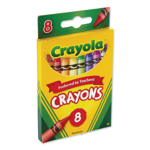 Crayola Crayons, Assorted, 8ct. - 1 Pkg