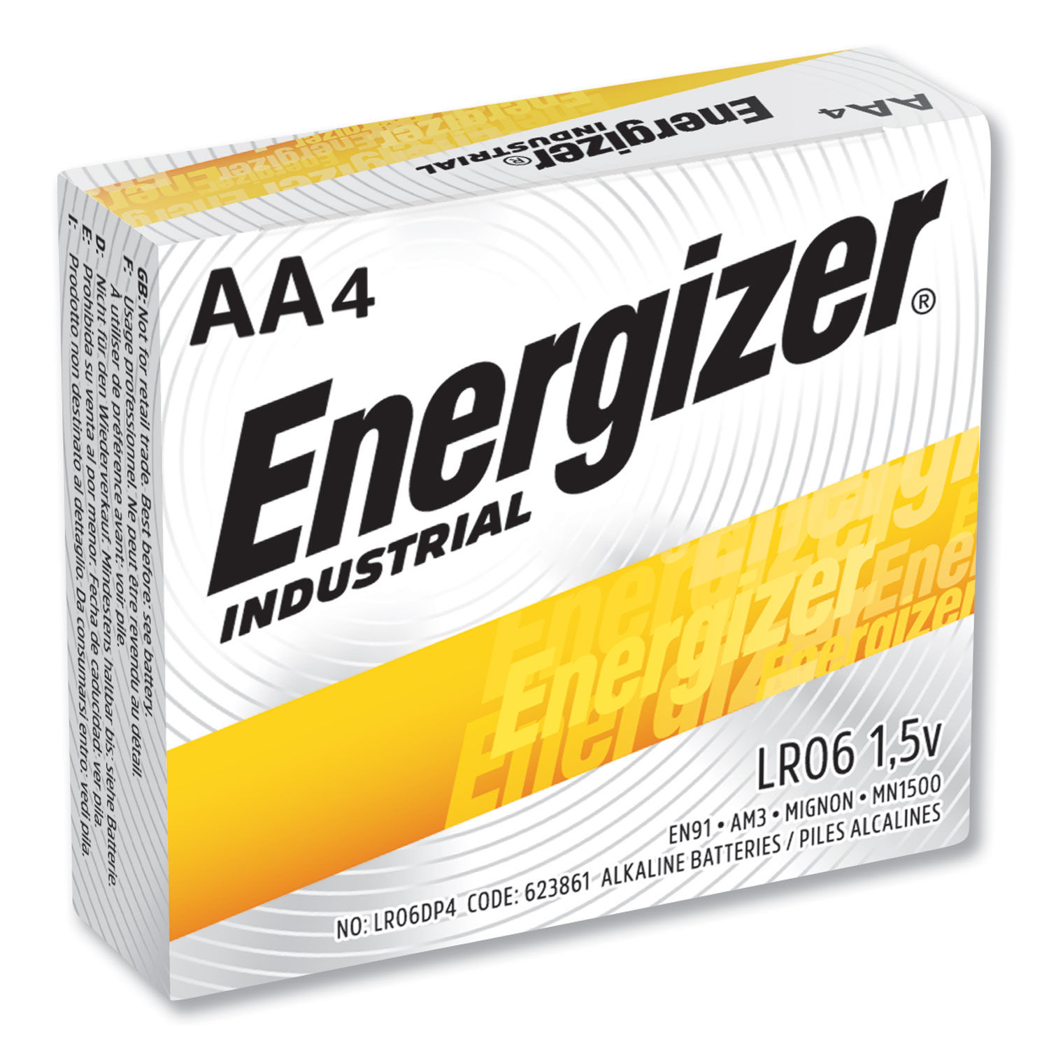 3* Piles AA(LR06) Industrielle Energizer Alcaline 1.5V