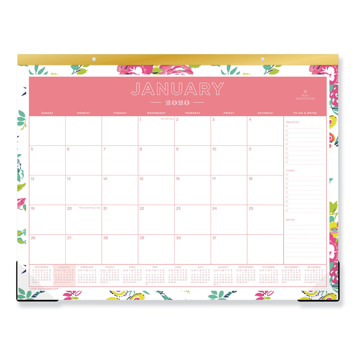 Day Designer Desk Pad Calendar By Blue Sky Bls103631