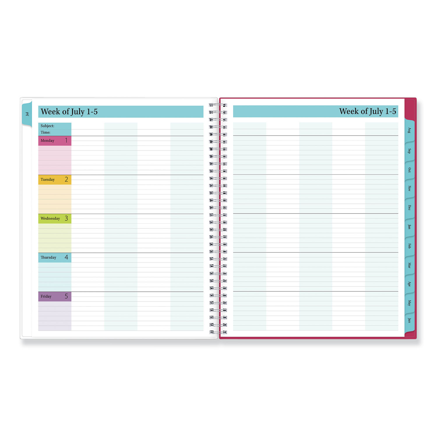 Teacher Dots Academic Year CYO Weekly/Monthly Planner by Blue Sky