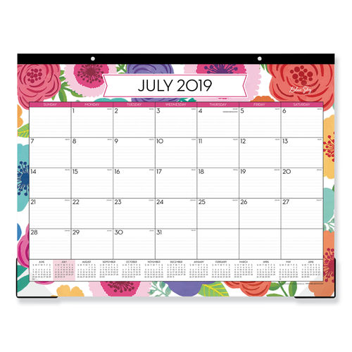 Mahalo Academic Year Desk Pad By Blue Sky Bls100157