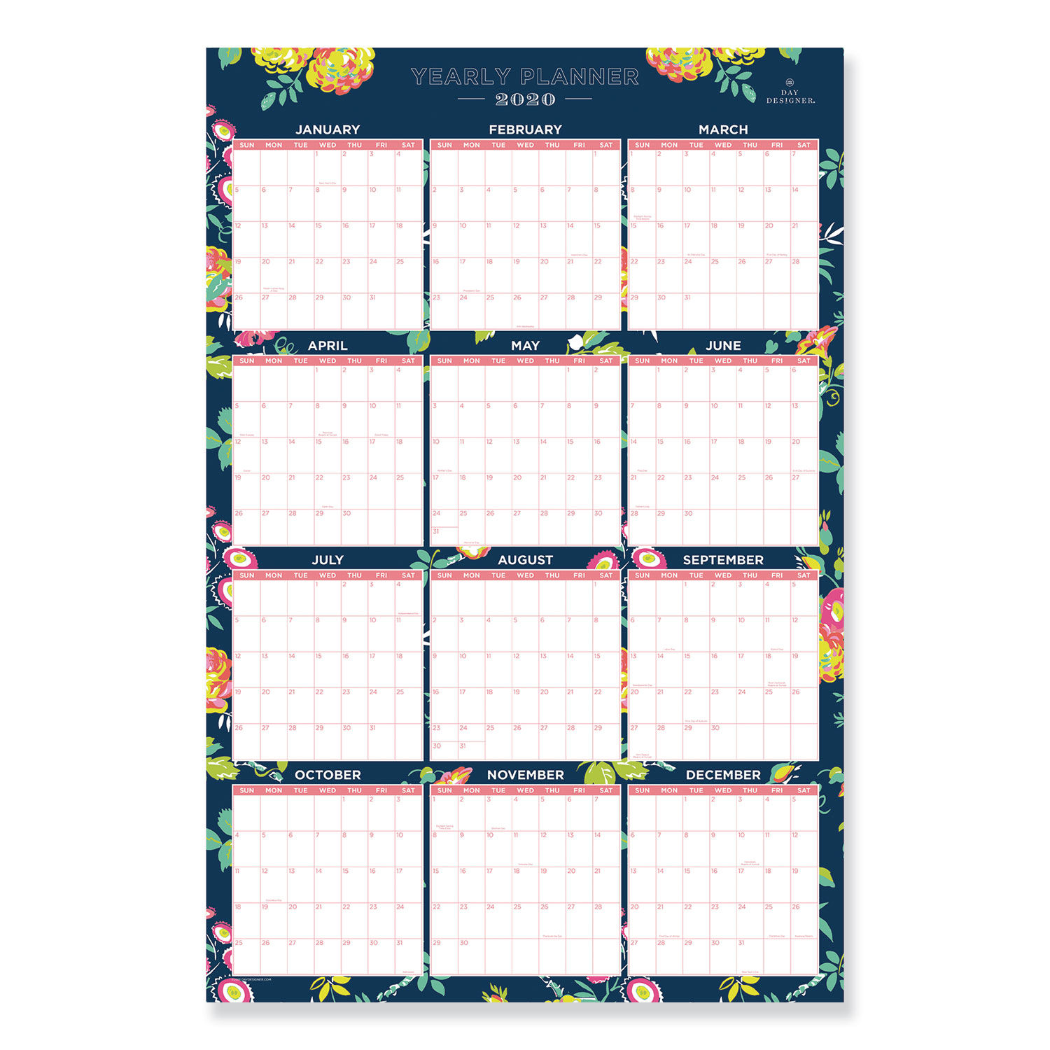 Day Designer Laminated Wall Calendar by Blue Sky™ BLS103632