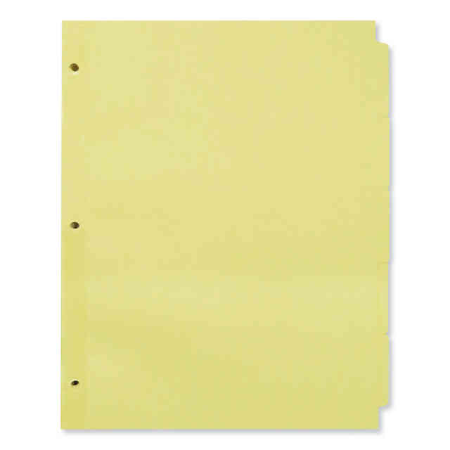 Self-Tab Index Dividers by Universal® UNV20836 | OnTimeSupplies.com