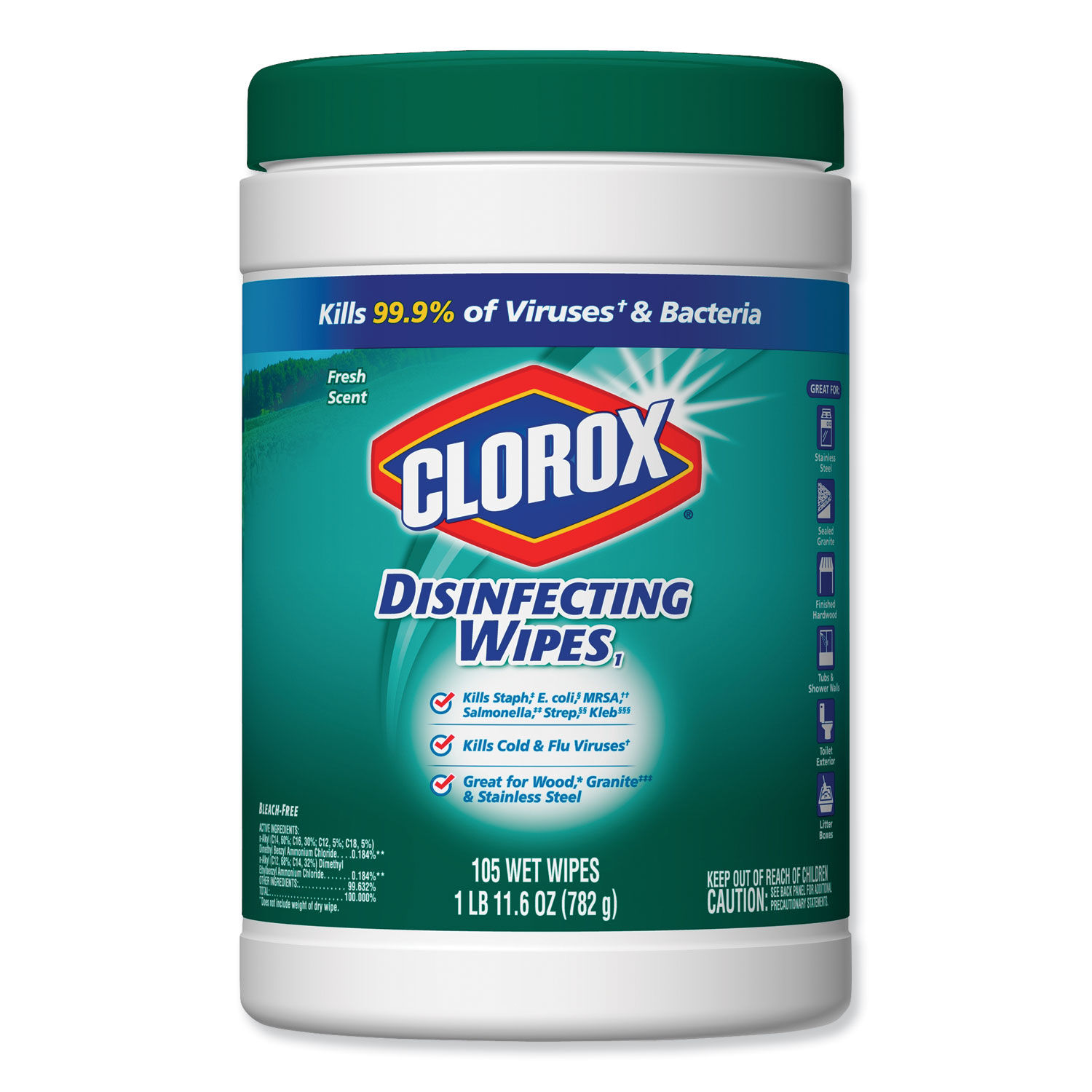 Disinfecting Wipes By Clorox Clo01728 Ontimesupplies Com