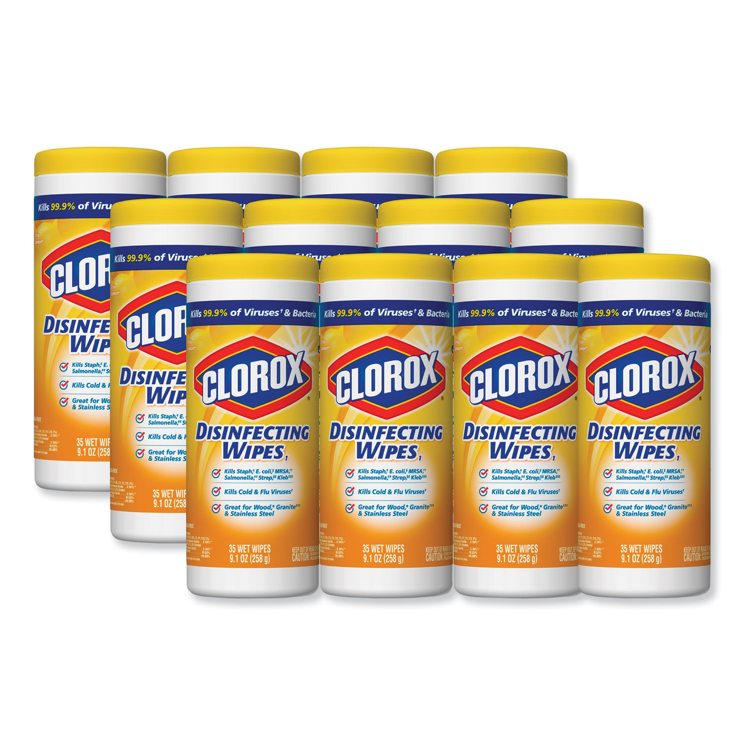 Disinfecting Wipes by Clorox® CLO01594CT