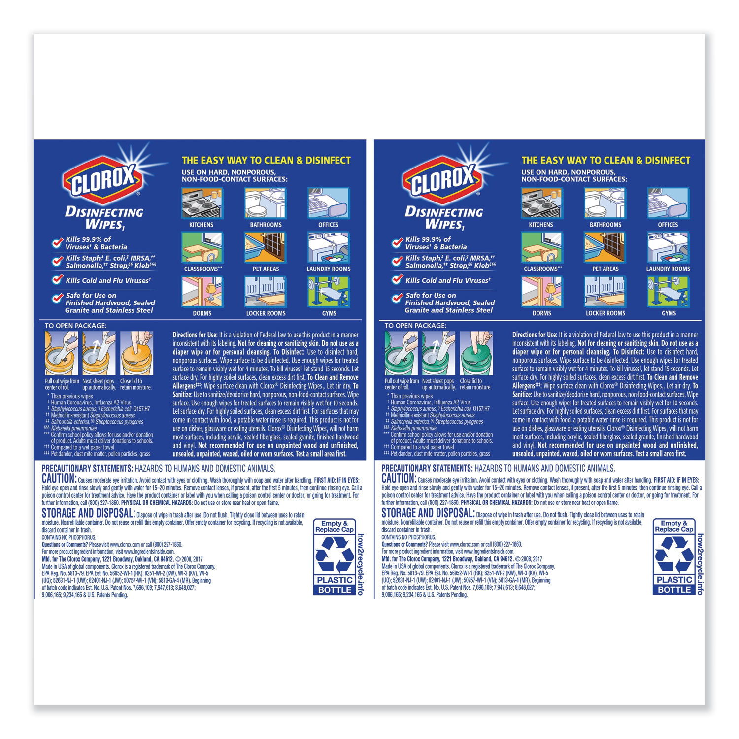 Disinfecting Wipes by Clorox® CLO30208