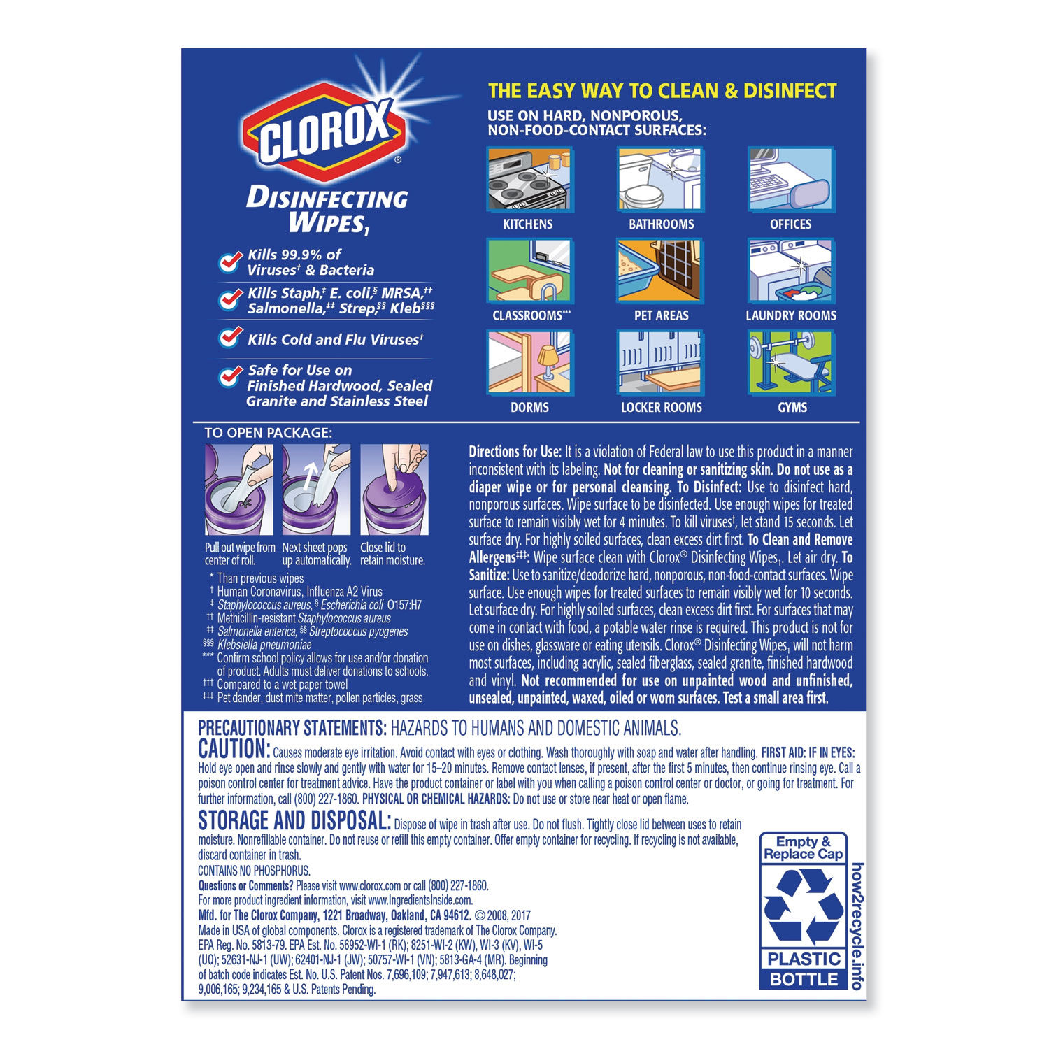 Disinfecting Wipes by Clorox® CLO01761