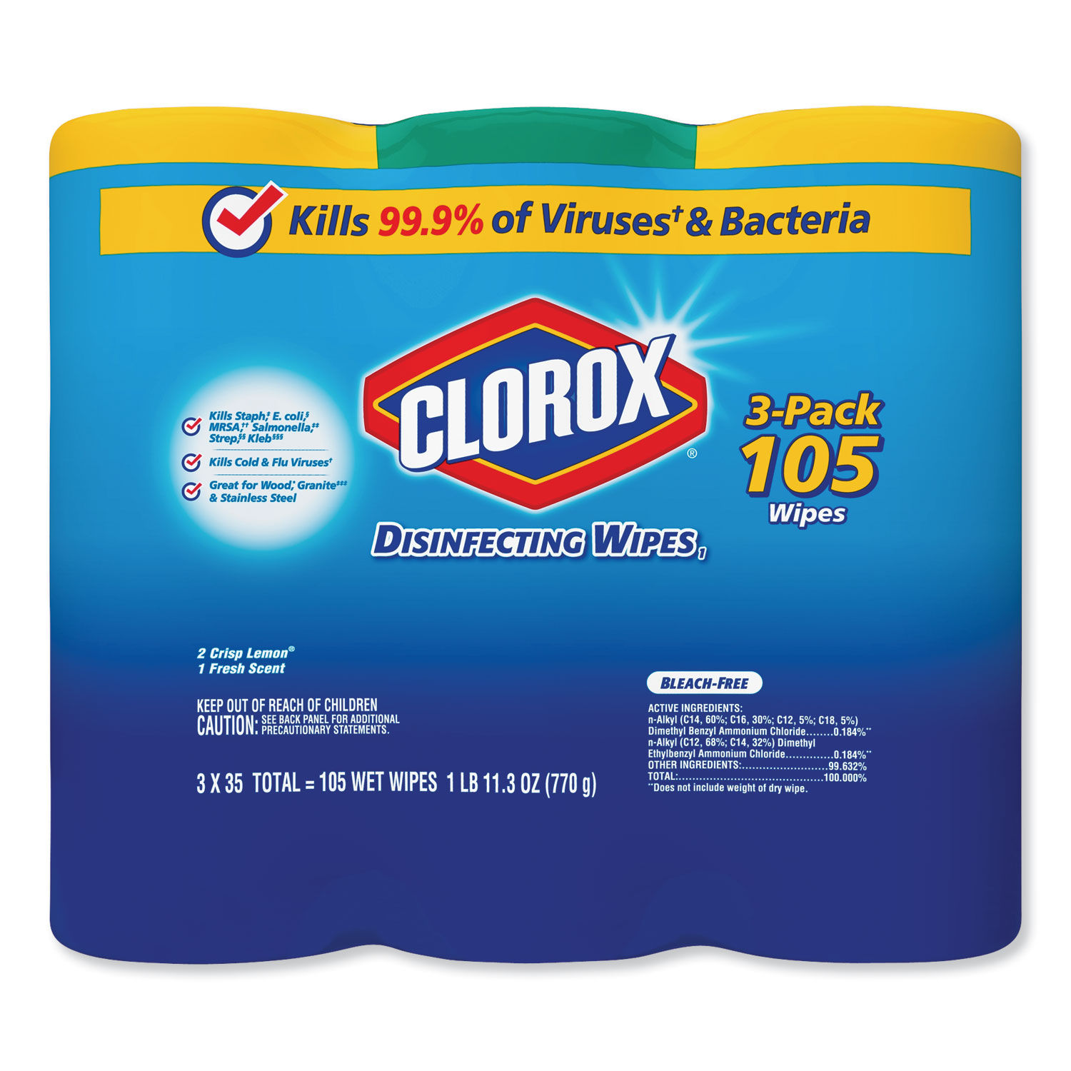 Disinfecting Wipes by Clorox® CLO30112CT